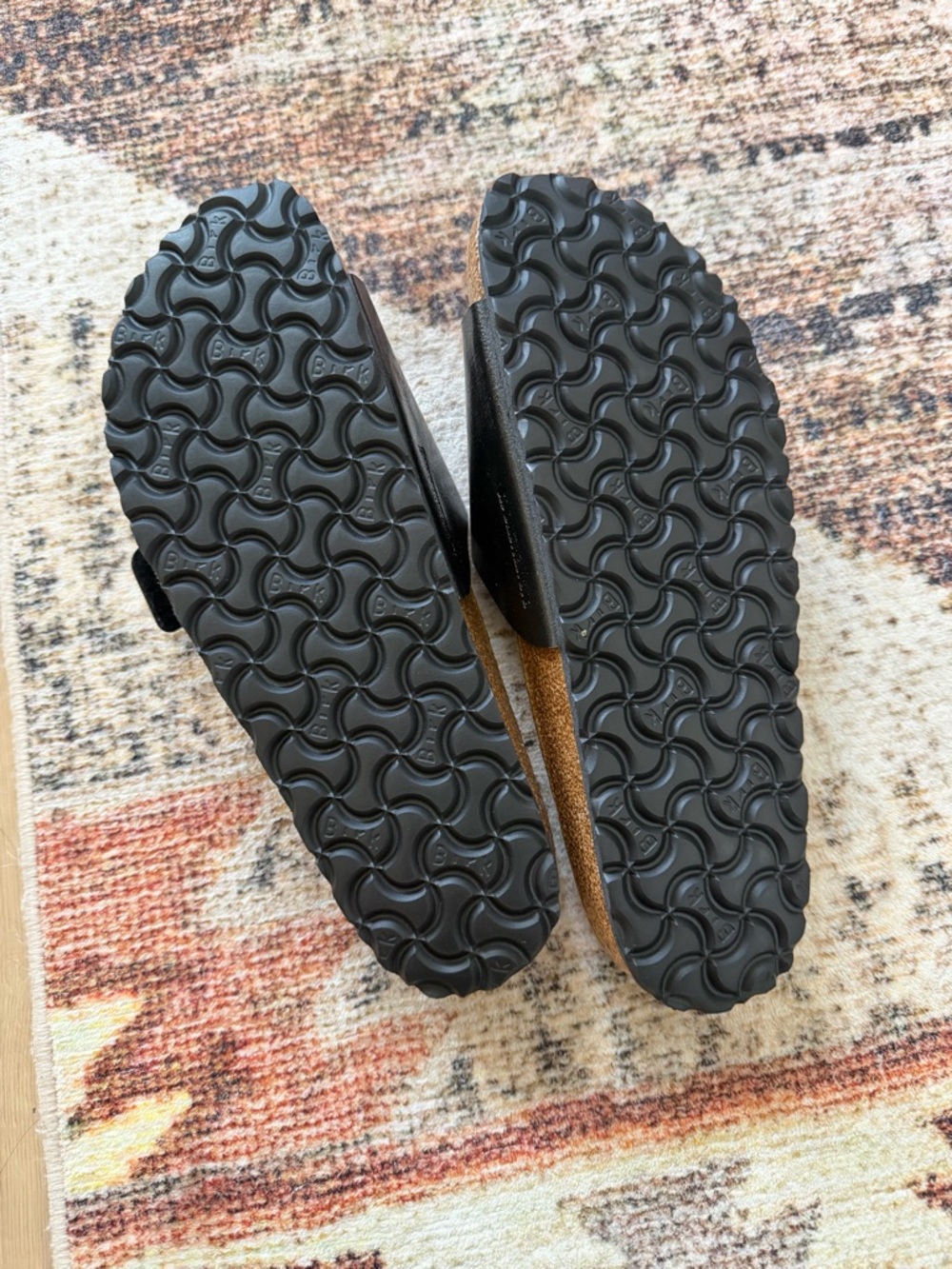 Birkenstock Black Single Strap Slide with Buckle 10/41 Catalina  Birko-Flor - Picture 5 of 5